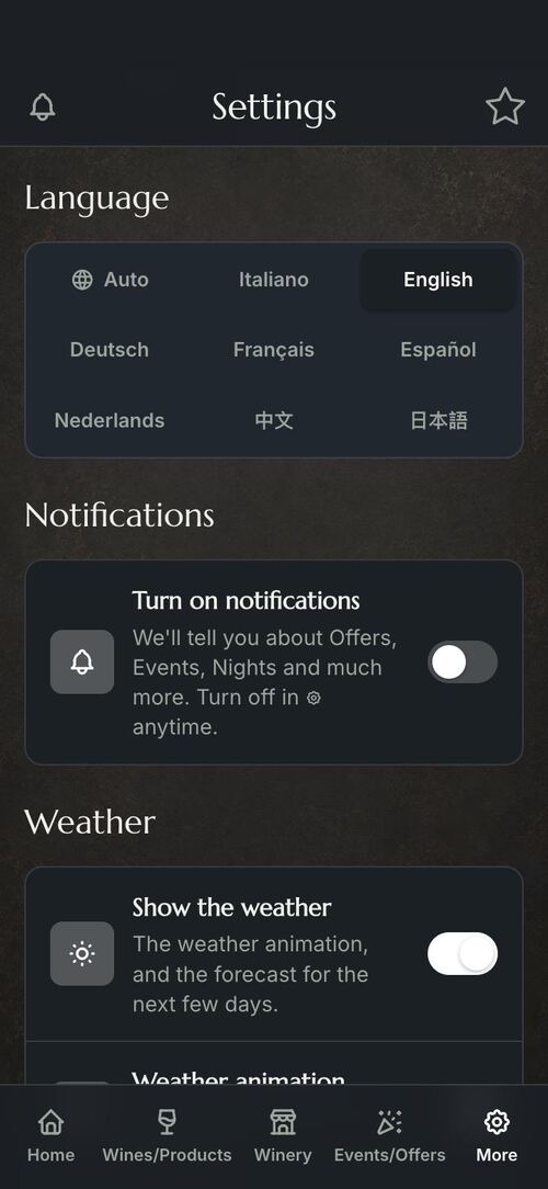 Eight languages