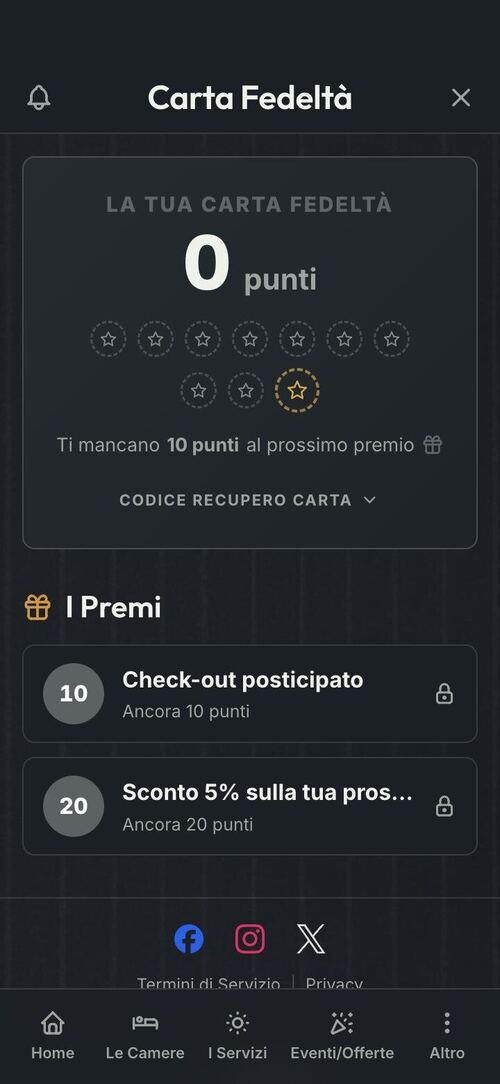La Carta Fedeltà